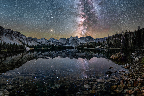 Alice Lake Mlky Way Panorama