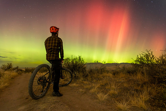Northern Lights Self Portrait