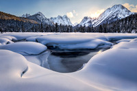 Winter Fishhook Sunset